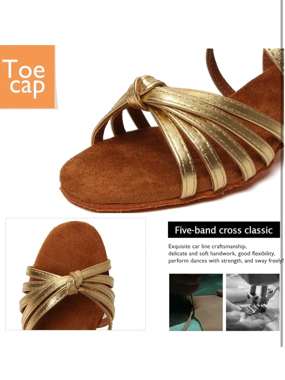Girls Latin Dance Shoes Satin Suede Sole Ballroom 2 Little kid. 1841-2